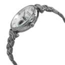 Emporio Armani Gianni T-Bar Automatic Silver Dial Silver Steel Strap Watch For Women - AR60022